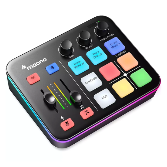MAONO MaonoCaster G1 NEO Audio Mixer for Gaming & Streaming – Black MAONO MaonoCaster G1 NEO Audio Mixer for Gaming & Streaming – Black