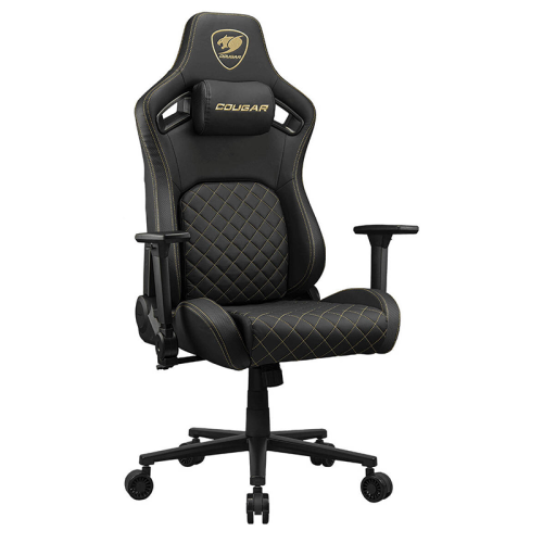 COUGAR Defensor Gold Gaming Chair – Black/Gold | 3MDFLGLB.0001
