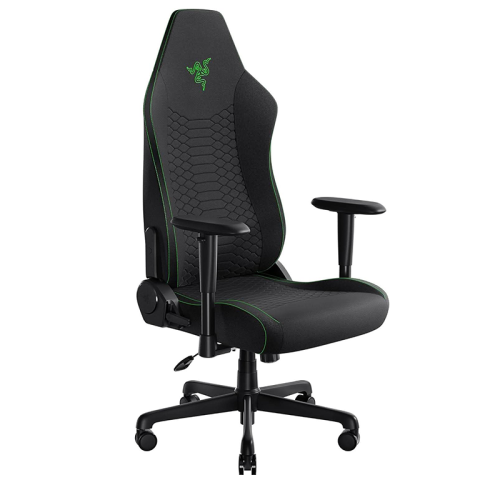 Razer Iskur V2 X Fabric Gaming Chair – Black / Green | RZ38-05310100-R3UA