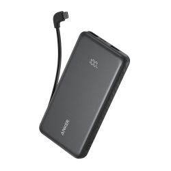 Anker Zolo Power Bank 20,000mAH 22.5W Built-In USB-C Cable - Black | A110EH11 Anker Zolo Power Bank 20,000mAH 22.5W Built-In USB-C Cable - Black | A110EH11