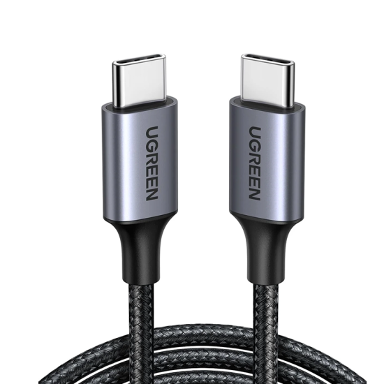 UGREEN USB-C to USB-C 60W PD Fast Charging Braided Cable 1M | 50150 UGREEN USB-C to USB-C 60W PD Fast Charging Braided Cable 1M | 50150