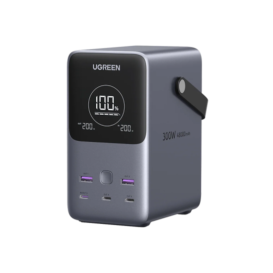 UGREEN 300W 48,000mAh Power Bank with Smart Digital Display | 25286 UGREEN 300W 48,000mAh Power Bank with Smart Digital Display | 25286