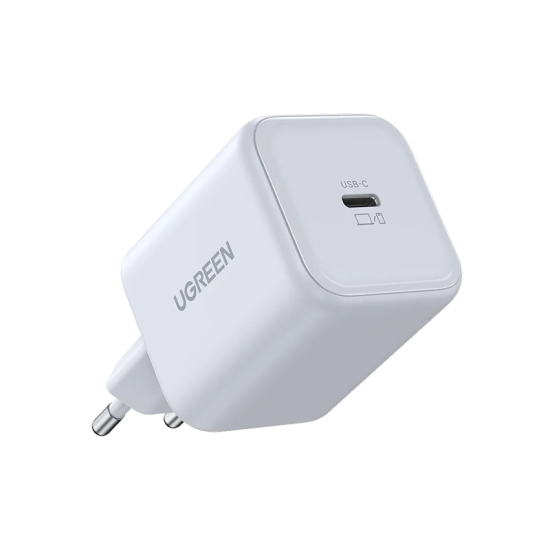 UGREEN X524 45W USB-C GaN Fast Wall Charger EU - White | 65053 UGREEN X524 45W USB-C GaN Fast Wall Charger EU - White | 65053