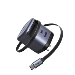 UGREEN Nexode 65W Charger with Retractable USB-C Cable | 55897