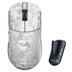 ATTACK SHARK RS3 ULTRA Carbon Fiber Wireless PAW3955MAX Gaming Mouse - Silver ATTACK SHARK RS3 ULTRA Carbon Fiber Wireless PAW3955MAX Gaming Mouse - Silver