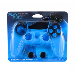 PlayPlex Controller Silicone Case Protector with Thumb Grips – Blue| PS5 PlayPlex Controller Silicone Case Protector with Thumb Grips – Blue| PS5