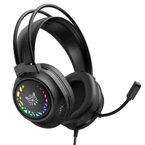 ONIKUMA X92 Hi-Fi Surround Sound Wired Gaming Headset with USB Sound Card – Black | PC & PlayStation