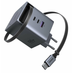 UGREEN Nexode Pro 100W GaN Charger with Retractable USB-C Cable | 65828