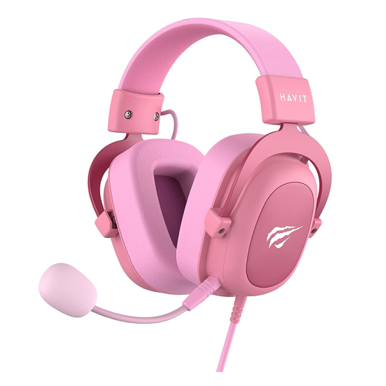 Havit H2002D Wired 53mm Gaming Headphone – Pink Havit H2002D Wired 53mm Gaming Headphone – Pink