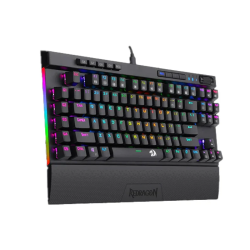 Redragon K587 MAGIC-WAND 87 Keys Compact RGB TKL Mechanical Gaming Keyboard, Type-C Keyboard with 9 Onboard Macro Keys, Detachable Wrist Rest