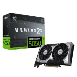 MSI GeForce RTX 5050 VENTUS 2X OC 8GB GDDR6 Graphics Card MSI GeForce RTX 5050 VENTUS 2X OC 8GB GDDR6 Graphics Card