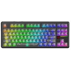 ATTACK SHARK X87 ULTRA Wireless Mechanical Keyboard With 8K Wireless Receiver - Forged Carbon