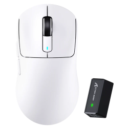ATTACK SHARK X3 Pro 4K/8K Hz Wireless/Wired Gaming Mouse White