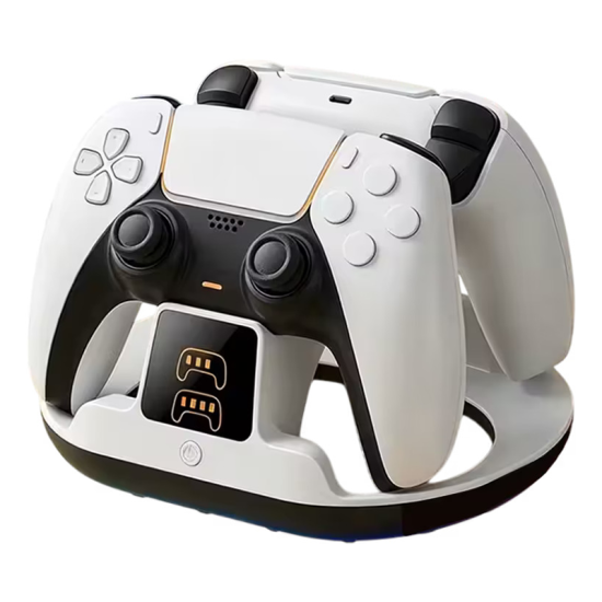 Deadskull Dual Charging Stand for PS5 RGB Dock Station - White Deadskull Dual Charging Stand for PS5 RGB Dock Station - White