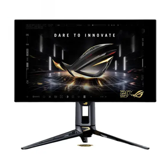 ASUS ROG Swift OLED PG27AQWP-G Edition 20 27" QHD 540Hz / HD 720Hz Dual-Mode Tandem OLED Gaming Monitor - Black ASUS ROG Swift OLED PG27AQWP-G Edition 20 27" QHD 540Hz / HD 720Hz Dual-Mode Tandem OLED Gaming Monitor - Black