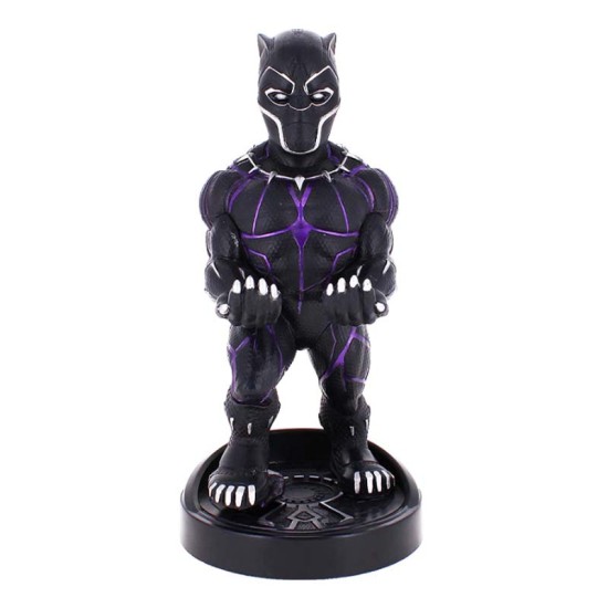 Cable Guys - Marvel Comics Black Panther Gaming Accessories Holder & Phone Holder for Most Controller (Xbox, Play Station, Nintendo Switch) & Phone Cable Guys - Marvel Comics Black Panther Gaming Accessories Holder & Phone Holder for Most Controller (Xbox, Play Station, Nintendo Switch) & Phone