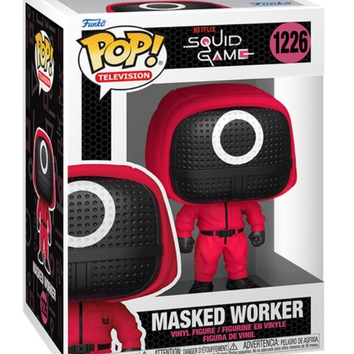 POP! TELEVISION: SQUID GAME - MASKED WORKER BY FUNKO (1226) - (Open Sealed)