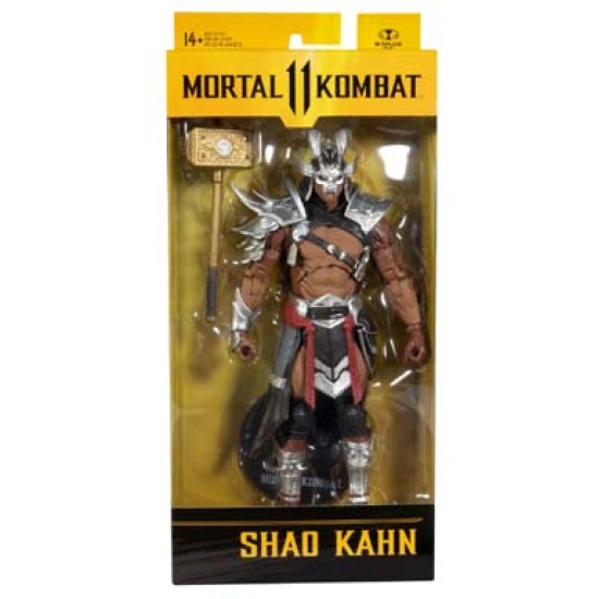 MORTAL KOMBAT 11 - SHAO KAHN (PLATINUM KAHN VARIANT) ACTION FIGURE BY MCFARLANE TOYS MORTAL KOMBAT 11 - SHAO KAHN (PLATINUM KAHN VARIANT) ACTION FIGURE BY MCFARLANE TOYS
