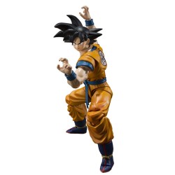 S.H.FIGUARTS DRAGON BALL SUPER: SUPER HERO - SON GOKU ACTION FIGURE BY BANDAI TAMASHII S.H.FIGUARTS DRAGON BALL SUPER: SUPER HERO - SON GOKU ACTION FIGURE BY BANDAI TAMASHII