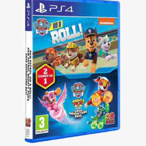 PAW PATROL ON A ROLL + PAW PATROL MIGHTY PUPS  - PS4 