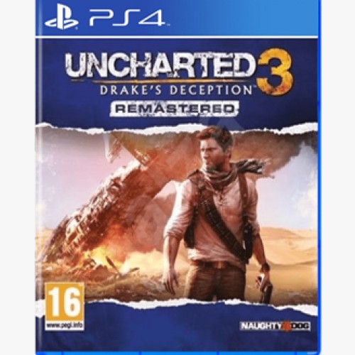 Uncharted 3: Drakes Deception Remastered- PS4 (Used)