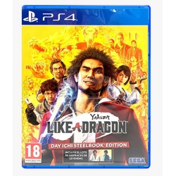 YAKUZA LIKE A DRAGON: DAY ICHI STEELBOOK EDITION -PS4 YAKUZA LIKE A DRAGON: DAY ICHI STEELBOOK EDITION -PS4