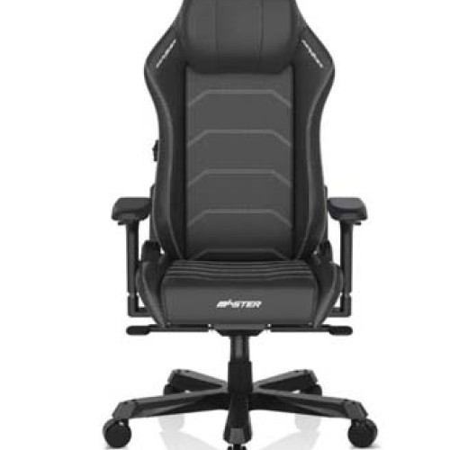 DXRacer 1238S Master Series Gaming Chair, Microfiber Leather, 4D Armrests, Multi-functional Tilt, 3" Casters, High Density Mold Shaping Foam, 220lbs Recommended Weight, Black | DMC-I238S-N-N1-A3