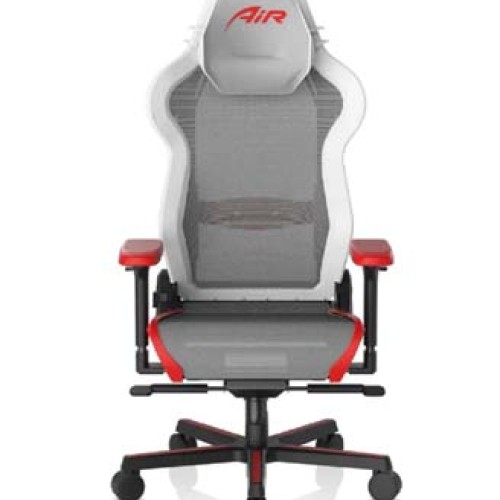 DXRacer Air Pro Mesh D7200 Gaming Chair, Modular Design, Ultra-Breathable, 4D Armrests, 4 Gas Lift Class, Up to 200lbs Weight Capacity, White & Red | AIR/D7200/WRN.G