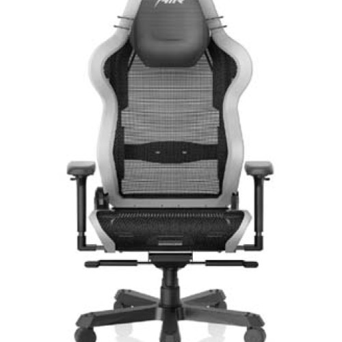 DXRacer D7400 Air Plus Mesh Gaming Chair, Modular Design, Ultra-Breathable, 4D Armrests, 3" Caster PU, Adjustable Back Angle, Grey/Black | AIR-R2S-GN.N-J1