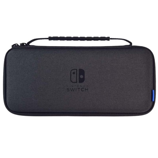 HORI Tough Pouch Plus For Nintendo Switch / Nintendo Switch Oled Model Blue X Black