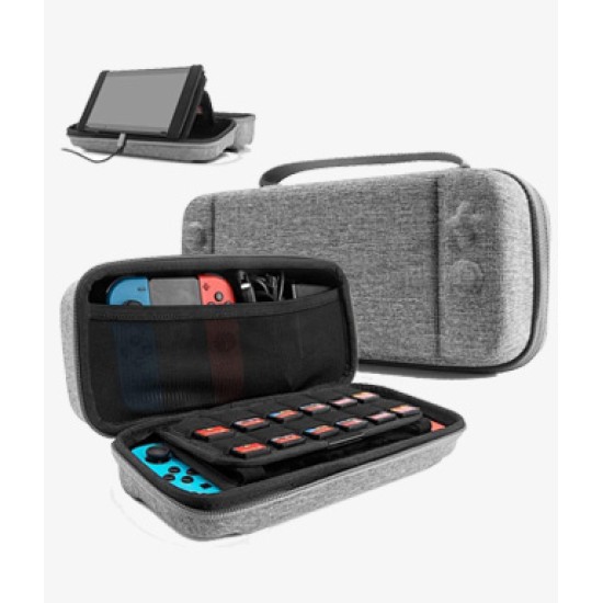 Hard Storage Case Compatible with Nintendo Switch, Original Protective Hardshell Travel Handle Case Carrying Bag Cover fit Nintendo Switch Console and Accessories, 24 Game Card Slots Hard Storage Case Compatible with Nintendo Switch, Original Protective Hardshell Travel Handle Case Carrying Bag Cover fit Nintendo Switch Console and Accessories, 24 Game Card Slots
