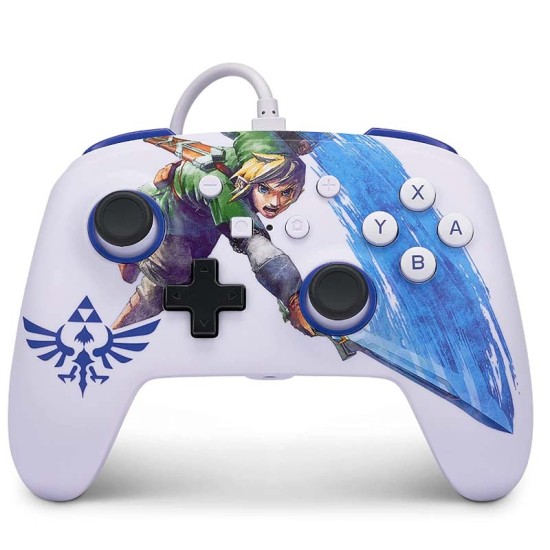 PowerA Enhanced Wired Controller for Nintendo Switch - Master Sword Attack Zelda Link PowerA Enhanced Wired Controller for Nintendo Switch - Master Sword Attack Zelda Link