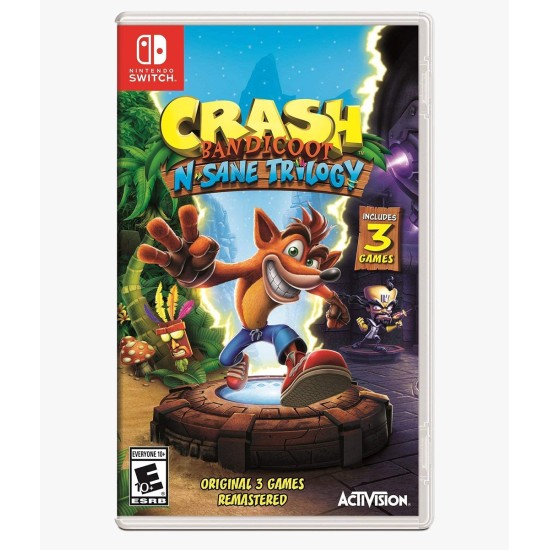 Crash Bandicoot N. Sane Trilogy - Nintendo Switch Crash Bandicoot N. Sane Trilogy - Nintendo Switch