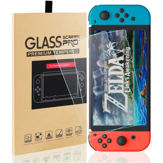 Screen Protector Tempered Glass Premium HD Clear 1 Pcs Switch Anti-Scratch Screen Protector for Nintendo Switch Screen Protector Tempered Glass Premium HD Clear 1 Pcs Switch Anti-Scratch Screen Protector for Nintendo Switch