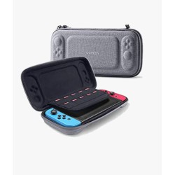 UGREEN Carry Case compatible for Nintendo Switch Storage Handle Cover Bag for NS, Ultra Slim Hard Shell with 10 Game Slots, Protective Portable Bag for Switch, with Military Level Protection - Gray UGREEN Carry Case compatible for Nintendo Switch Storage Handle Cover Bag for NS, Ultra Slim Hard Shell with 10 Game Slots, Protective Portable Bag for Switch, with Military Level Protection - Gray