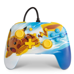 PowerA Enhanced Wired Controller for Nintendo Switch - Pokémon: Pikachu Charge, Gamepad, game controller, wired controller, officially licensed PowerA Enhanced Wired Controller for Nintendo Switch - Pokémon: Pikachu Charge, Gamepad, game controller, wired controller, officially licensed