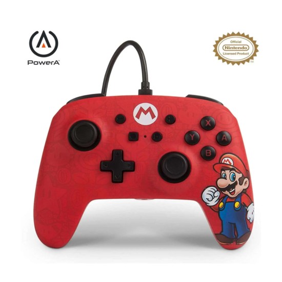 PowerA Mario Enhanced Wired Controller (Nintendo Switch) PowerA Mario Enhanced Wired Controller (Nintendo Switch)