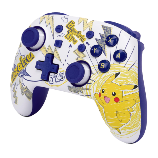 PowerA  Enhanced Wireless Controller - Pokemon Pikachu School Days Nintendo Switch