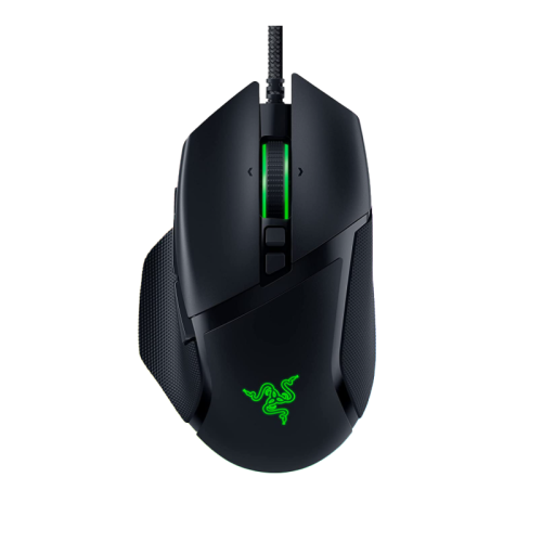 Razer Basilisk V3 Customizable Ergonomic Gaming Mouse: Fastest Mouse Switch - Chroma RGB Lighting 26K DPI Optical Sensor 11 Programmable Buttons HyperScroll Tilt Wheel Classic Black