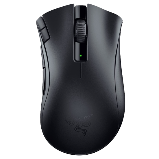 Razer DeathAdder V2 X HyperSpeed: Award-Winning Ergonomic Design - Ultra-Fast HyperSpeed Wireless - 235hr Battery Life - 7 Programmable Buttons - Gen 2 Mechanical Switches - 5G 14K DPI Optical Sensor (Open Sealed)