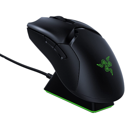 Razer Viper Ultimate Hyperspeed Lightweight Wireless Gaming Mouse & RGB Charging Dock: Fastest Gaming Mouse Switch - 20K DPI Optical Sensor - Chroma Lighting - 8 Programmable Buttons - 70 Hr Battery
