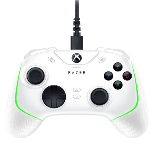 Razer Wolverine V2 Chroma Wired Gaming Pro Controller for Xbox Series X|S, Xbox One, PC, RGB Lighting, Remappable Buttons & Triggers, Mecha-Tactile Buttons & D-Pad, Trigger Stop-Switches - White