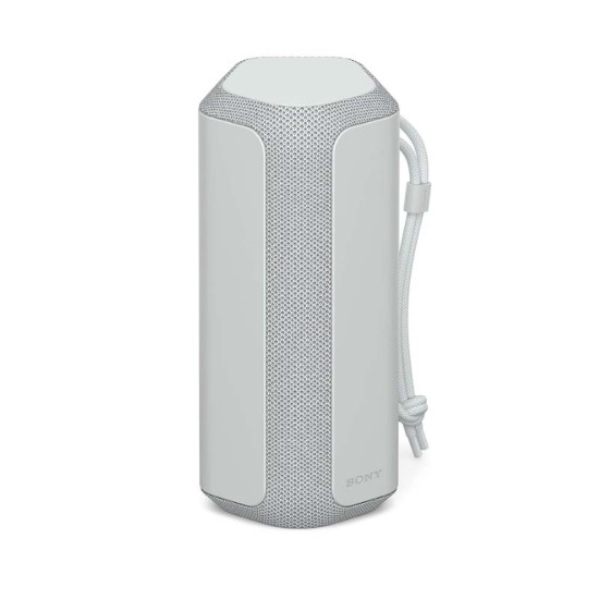 Sony SRS XE200 X Series Wireless Ultra Portable Bluetooth Speaker, IP67 Waterproof, Dustproof and Shockproof with 16 Hour Battery and Easy to Carry Strap, Light Gray New, SRSXE200/H