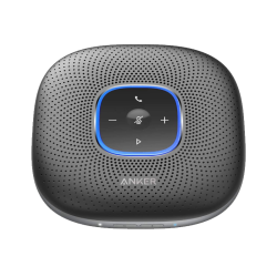 Anker PowerConf Bluetooth Speakerphone, 6 Mics, Enhanced Voice Pickup, 24H Call Time, Bluetooth 5, USB C, Zoom Certified Bluetooth Conference Speaker, Compatible with Leading Platforms For Home Office