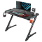 EUreka Ergonomic Z1S-Pro Gaming Desk 44.5" Z Shaped Gaming Desk Office Pc Computer Gamer Desks Pro Rgb Led Lights With Drink Holder Headphone Hook And Mouse Pad