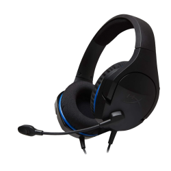 HyperX Cloud Stinger Core - Gaming Headset for PlayStation 4 and PlayStation 5, Over-Ear Wired Headset with Mic, Passive Noise Cancelling, Immersive In-Game Audio, In-Line Audio Control, Black (Used)