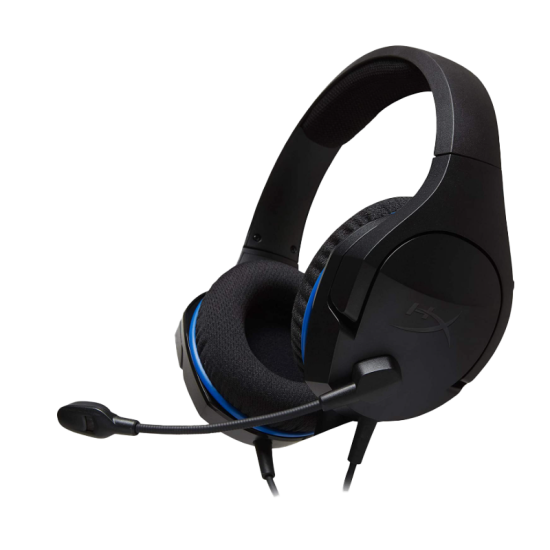 HyperX Cloud Stinger Core - Gaming Headset for PlayStation 4 and PlayStation 5, Over-Ear Wired Headset with Mic, Passive Noise Cancelling, Immersive In-Game Audio, In-Line Audio Control, Black