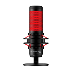 HyperX QuadCast Standalone Microphone for streamers content creators and gamers PC PS4 and Mac Black,