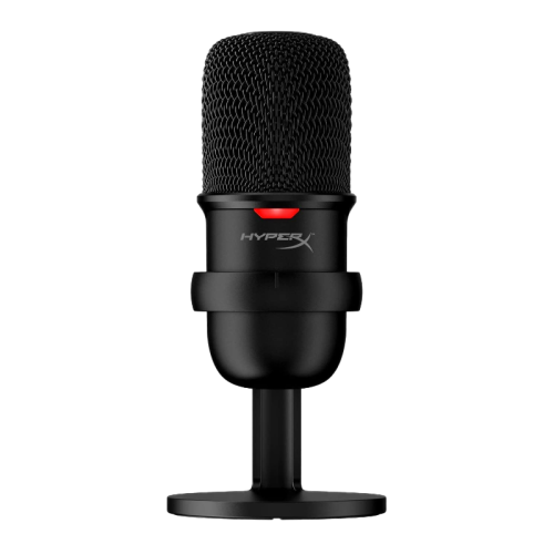 HyperX SoloCast – USB Condenser Gaming Microphone, for PC, PS4, and Mac, Tap-to-Mute Sensor, Cardioid Polar Pattern, Gaming, Streaming, Podcasts, Twitch, YouTube, Discord, Black