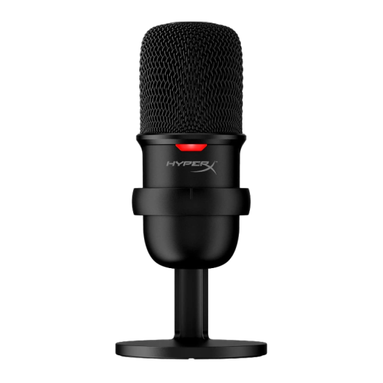 HyperX SoloCast – USB Condenser Gaming Microphone, for PC, PS4, and Mac, Tap-to-Mute Sensor, Cardioid Polar Pattern, Gaming, Streaming, Podcasts, Twitch, YouTube, Discord, Black
